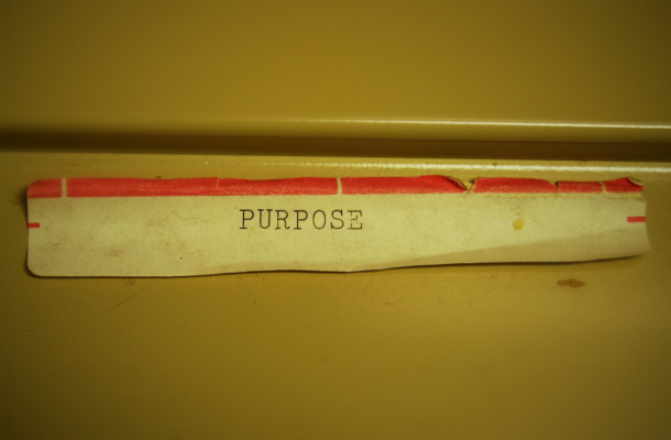 File label that says 'purpose'